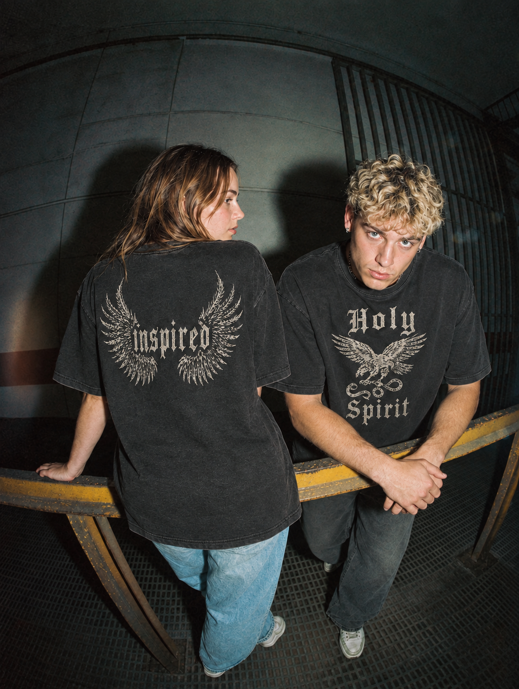 Holy Spirit Heavyweight Drop-Shoulder Tee