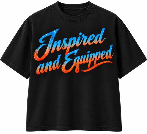 Inspired and Equipped Heavyweight Drop-Shoulder Tee