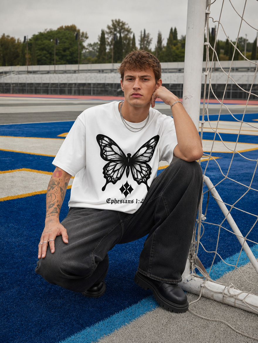 Ephesians 1:2 Heavyweight Drop-Shoulder Tee