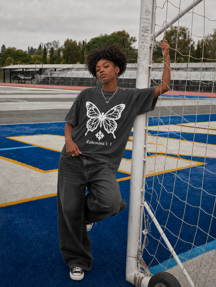 Ephesians 1:2 Heavyweight Drop-Shoulder Tee